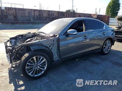 2018 INFINITI Q50 3.0T LUXE JN1EV7AP7JM363825 - główne zdjęcie licytacji z USA - miniatura