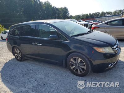 Czwarte zdjęcie samochodu z boku: 2014 HONDA ODYSSEY TOURING VIN:5FNRL5H93EB117546 - miniatura
