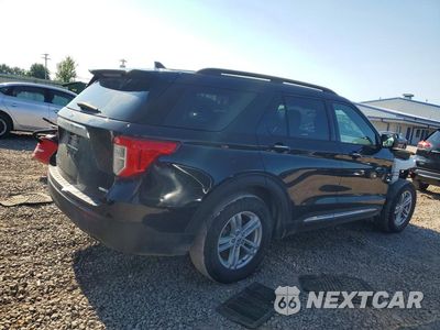 Trzecie zdjęcie samochodu z tyłu: 2020 FORD EXPLORER XLT VIN:1FMSK8DH9LGA08073 - miniatura