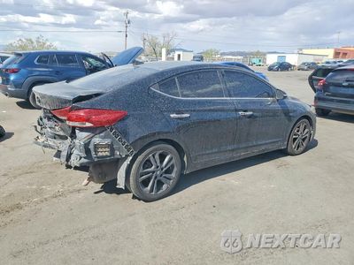 Trzecie zdjęcie samochodu z tyłu: 2017 HYUNDAI ELANTRA LIMITED VIN:5NPD84LF3HH016970 - miniatura