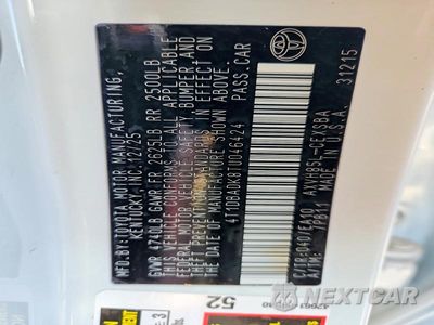 Zdjęcie 12 z 12 samochodu: 2026 TOYOTA CAMRY SE VIN:4T1DBADK8TU046424 - miniatura
