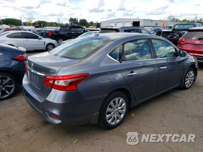 Trzecie zdjęcie samochodu z tyłu: 2017 NISSAN SENTRA SV VIN:3N1AB7AP7HY322657 - miniatura