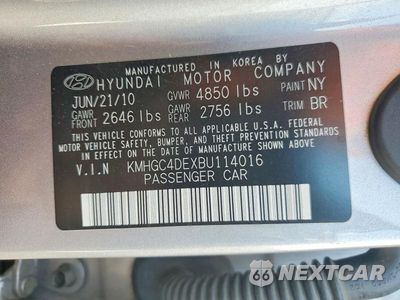 Zdjęcie 12 z 12 samochodu: 2011 HYUNDAI GENESIS 3.8L VIN:KMHGC4DEXBU114016 - miniatura