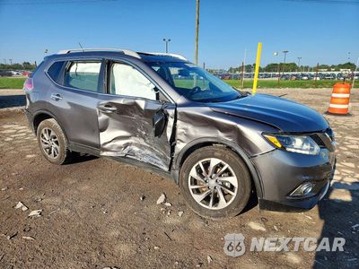 Czwarte zdjęcie samochodu z boku: 2016 NISSAN ROGUE SL VIN:5N1AT2MV8GC889955 - miniatura