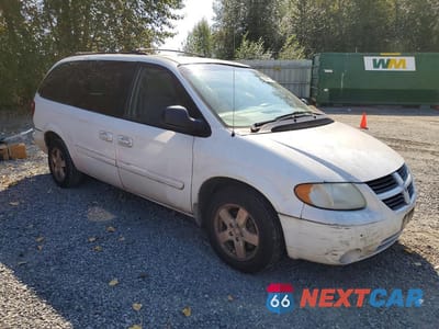 Czwarte zdjęcie samochodu z boku: 2007 DODGE GRAND CARAVAN SXT VIN:2D8GP44L97R197614 - miniatura