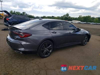Trzecie zdjęcie samochodu z tyłu: 2021 ACURA TLX TECH A VIN:19UUB6F59MA009847 - miniatura