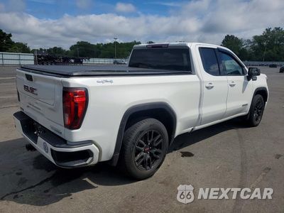 Trzecie zdjęcie samochodu z tyłu: 2021 GMC SIERRA K1500 ELEVATION VIN:1GTR9CED6MZ316000 - miniatura