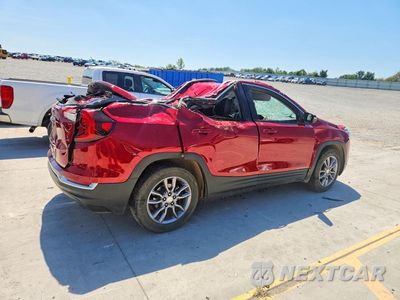 Trzecie zdjęcie samochodu z tyłu: 2022 GMC TERRAIN SLT VIN:3GKALPEV6NL167700 - miniatura