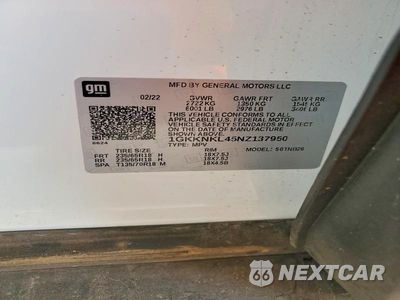 Zdjęcie 14 z 14 samochodu: 2022 GMC ACADIA SLE VIN:1GKKNKL45NZ137950 - miniatura