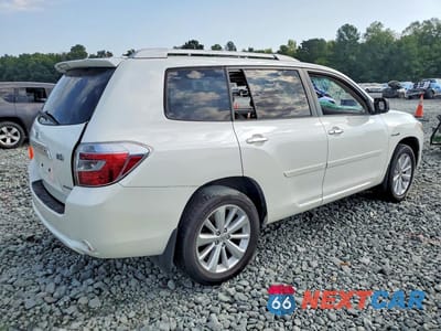 Trzecie zdjęcie samochodu z tyłu: 2009 TOYOTA HIGHLANDER HYBRID LIMITED VIN:JTEEW44A892030522 - miniatura