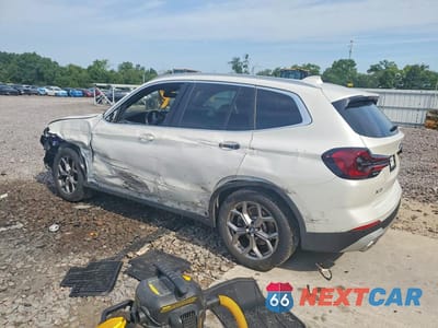 Drugie zdjęcie samochodu z przodu: 2023 BMW X3 XDRIVE30I VIN:5UX53DP06P9R48658 - miniatura