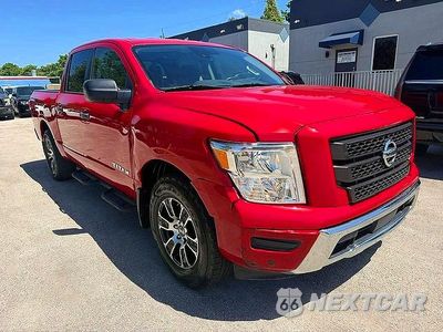 Czwarte zdjęcie samochodu z boku: 2022 NISSAN TITAN SV VIN:1N6AA1EF1NN100152 - miniatura