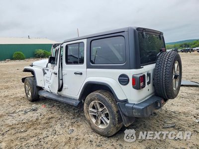 Drugie zdjęcie samochodu z przodu: 2020 JEEP WRANGLER UNLIMITED SAHARA VIN:1C4HJXEG6LW239777 - miniatura