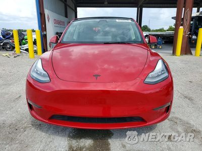 Piąte zdjęcie samochodu w środku: 2021 TESLA MODEL Y VIN:5YJYGDEE9MF117383 - miniatura