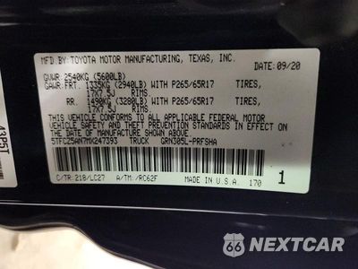 Zdjęcie 12 z 12 samochodu: 2021 TOYOTA TACOMA TRD SPORT VIN:5TFCZ5AN7MX247393 - miniatura