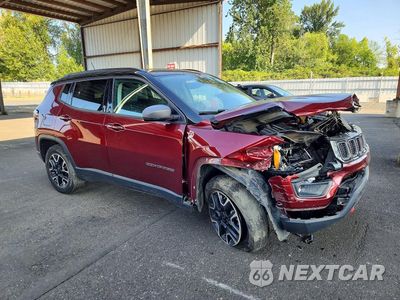 Czwarte zdjęcie samochodu z boku: 2021 JEEP COMPASS TRAILHAWK VIN:3C4NJDDB3MT565261 - miniatura
