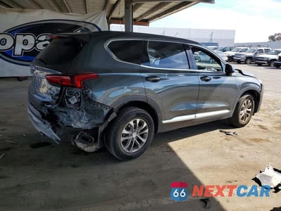 Trzecie zdjęcie samochodu z tyłu: 2020 HYUNDAI SANTA FE SEL VIN:5NMS33ADXLH216185 - miniatura