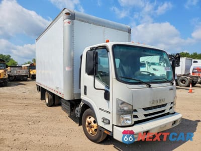Czwarte zdjęcie samochodu z boku: 2018 ISUZU NPR HD BOX TRUCK VIN:JALC4W160J7008291 - miniatura