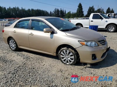 Czwarte zdjęcie samochodu z boku: 2013 TOYOTA COROLLA LE VIN:5YFBU4EE7DP178606 - miniatura