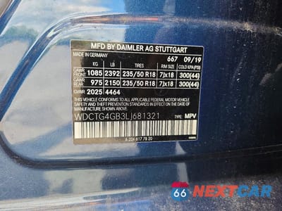 Zdjęcie 13 z 13 samochodu: 2020 MERCEDES-BENZ GLA 250 4MATIC VIN:WDCTG4GB3LJ681321 - miniatura
