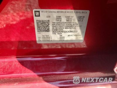 Zdjęcie 12 z 12 samochodu: 2018 CHEVROLET SILVERADO K1500 LT VIN:3GCUKRECXJG641222 - miniatura