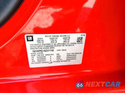 Zdjęcie 13 z 13 samochodu: 2016 CHEVROLET SILVERADO K1500 CUSTOM VIN:1GCVKPEC1GZ371749 - miniatura
