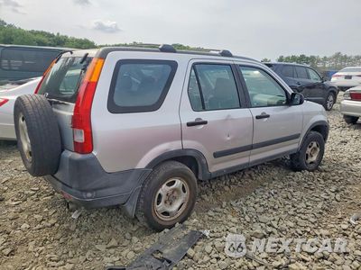 Trzecie zdjęcie samochodu z tyłu: 2002 HONDA CR-V LX VIN:JHLRD78402C057220 - miniatura