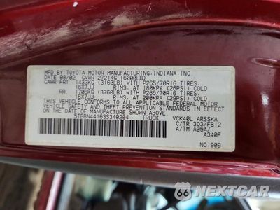 Zdjęcie 12 z 12 samochodu: 2003 TOYOTA TUNDRA SR5 VIN:5TBBN44163S340204 - miniatura