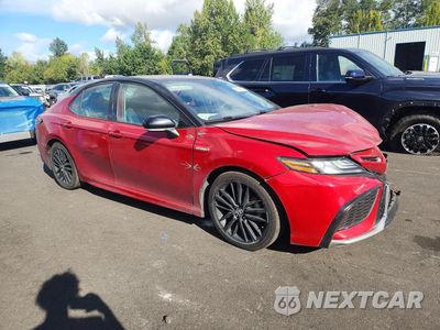Czwarte zdjęcie samochodu z boku: 2021 TOYOTA CAMRY XSE VIN:4T1K31AK1MU020919 - miniatura