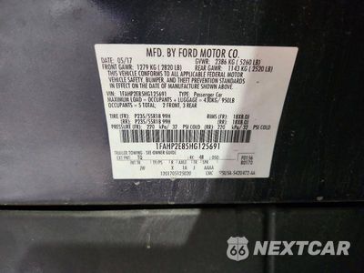 Zdjęcie 12 z 12 samochodu: 2017 FORD TAURUS SEL VIN:1FAHP2E85HG125691 - miniatura