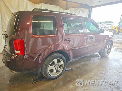 Trzecie zdjęcie samochodu z tyłu: 2014 HONDA PILOT EXL VIN:5FNYF4H66EB057443 - miniatura