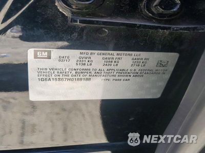 Zdjęcie 12 z 12 samochodu: 2017 CADILLAC CTS-V VIN:1G6A15S67H0188188 - miniatura