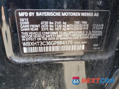 Zdjęcie 13 z 13 samochodu: 2016 BMW X1 XDRIVE28I VIN:WBXHT3C36GP884175 - miniatura