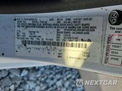 Zdjęcie 12 z 12 samochodu: 2019 FORD FIESTA SE VIN:3FADP4EJ0KM102328 - miniatura