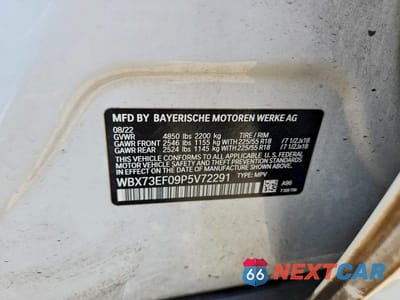 Zdjęcie 12 z 12 samochodu: 2023 BMW X1 XDRIVE28I VIN:WBX73EF09P5V72291 - miniatura
