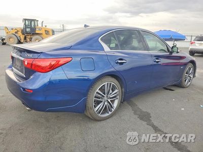 Trzecie zdjęcie samochodu z tyłu: 2017 INFINITI Q50 3.0T SPORT VIN:JN1EV7AR7HM836540 - miniatura