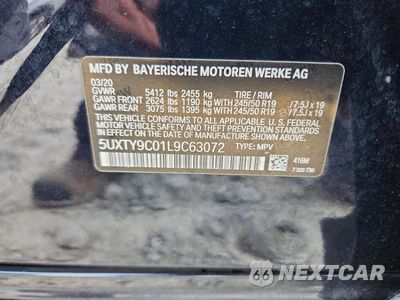 Zdjęcie 13 z 13 samochodu: 2020 BMW X3 XDRIVEM40I VIN:5UXTY9C01L9C63072 - miniatura