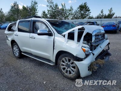 Czwarte zdjęcie samochodu z boku: 2012 TOYOTA SEQUOIA PLATINUM VIN:5TDDY5G19CS066179 - miniatura