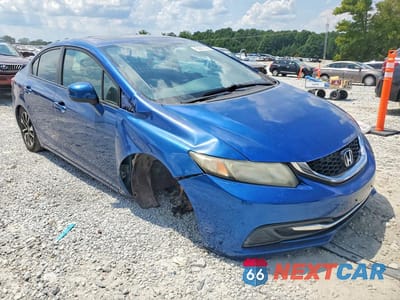 Czwarte zdjęcie samochodu z boku: 2013 HONDA CIVIC EX VIN:19XFB2F80DE254107 - miniatura