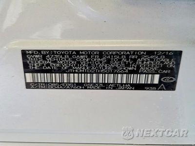 Zdjęcie 13 z 13 samochodu: 2017 LEXUS IS 300 VIN:JTHCM1D21H5017664 - miniatura