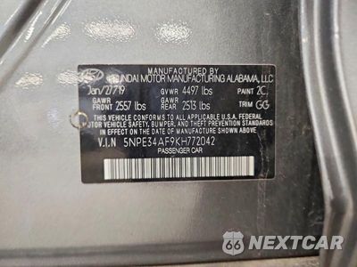 Zdjęcie 12 z 12 samochodu: 2019 HYUNDAI SONATA SEL VIN:5NPE34AF9KH772042 - miniatura