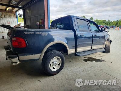 Trzecie zdjęcie samochodu z tyłu: 2001 FORD F150 SUPERCREW VIN:1FTRW08L81KB54532 - miniatura