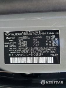 Zdjęcie 13 z 13 samochodu: 2026 HYUNDAI SANTA FE SEL VIN:5NMP24GL9TH208589 - miniatura
