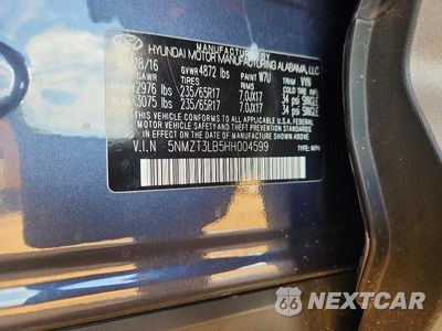Zdjęcie 13 z 13 samochodu: 2017 HYUNDAI SANTA FE SPORT 2.4L VIN:5NMZT3LB5HH004599 - miniatura