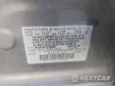 Zdjęcie 12 z 12 samochodu: 2018 NISSAN VERSA S PLUS VIN:3N1CN7AP1JL839567 - miniatura