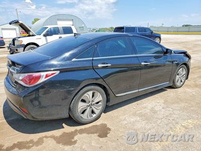 Trzecie zdjęcie samochodu z tyłu: 2015 HYUNDAI SONATA HYBRID LIMITED VIN:KMHEC4A46FA129137 - miniatura