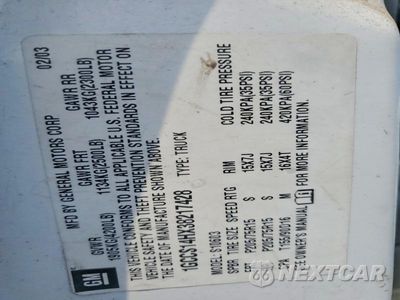 Zdjęcie 12 z 12 samochodu: 2003 CHEVROLET S TRUCK S10 VIN:1GCCS14HX38217428 - miniatura
