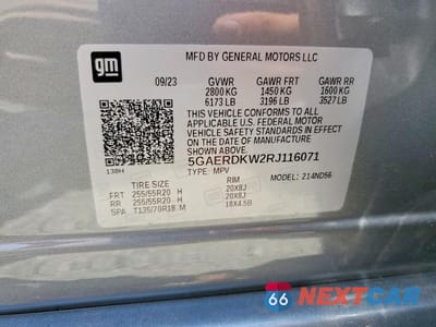 Zdjęcie 14 z 14 samochodu: 2024 BUICK ENCLAVE AVENIR VIN:5GAERDKW2RJ116071 - miniatura