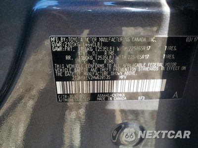 Zdjęcie 13 z 13 samochodu: 2017 TOYOTA RAV4 XLE VIN:2T3RFREV2HW628535 - miniatura