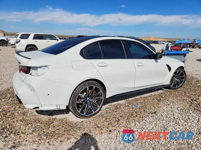 Trzecie zdjęcie samochodu z tyłu: 2025 BMW M3 COMPETITION VIN:WBS33HJ09SFT74245 - miniatura